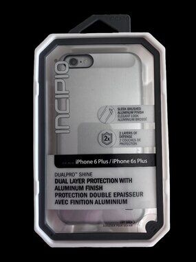 NIB INCIPIO Dual Layer Case iPhone 6 Plus / 6s Plus - Brushed Aluminum
